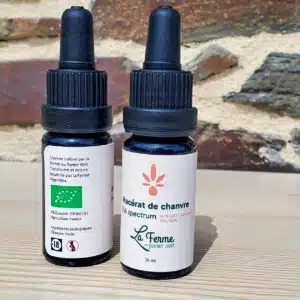 Macérât de chanvre CBD 5,7% et CBG 2,2%